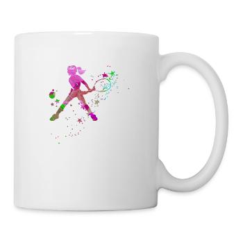 tennis, revers, joueur de tennis, fille, enfant - Mug blanc - blanc - Droite