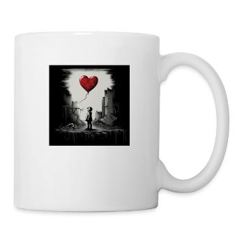 Shirt Print Like Art From banksy - Mug - white - Right