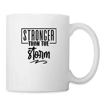 Stronger Than The Storm - Mug - white - Right
