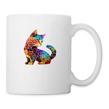 Cat, Cat Owner, Pet, Kitten, Domestic Cat - Mug - white - Right