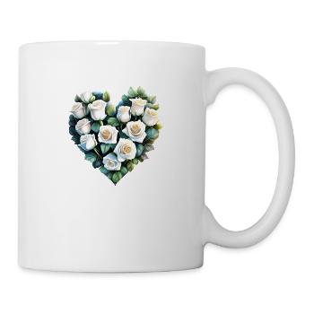 Valentine's Day, Mother's Day, Wedding, Love, Engagement - Mug - white - Right