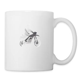 Motorcycle Motorcross Motorcyclist Motorbike Fan - Mug - white - Right
