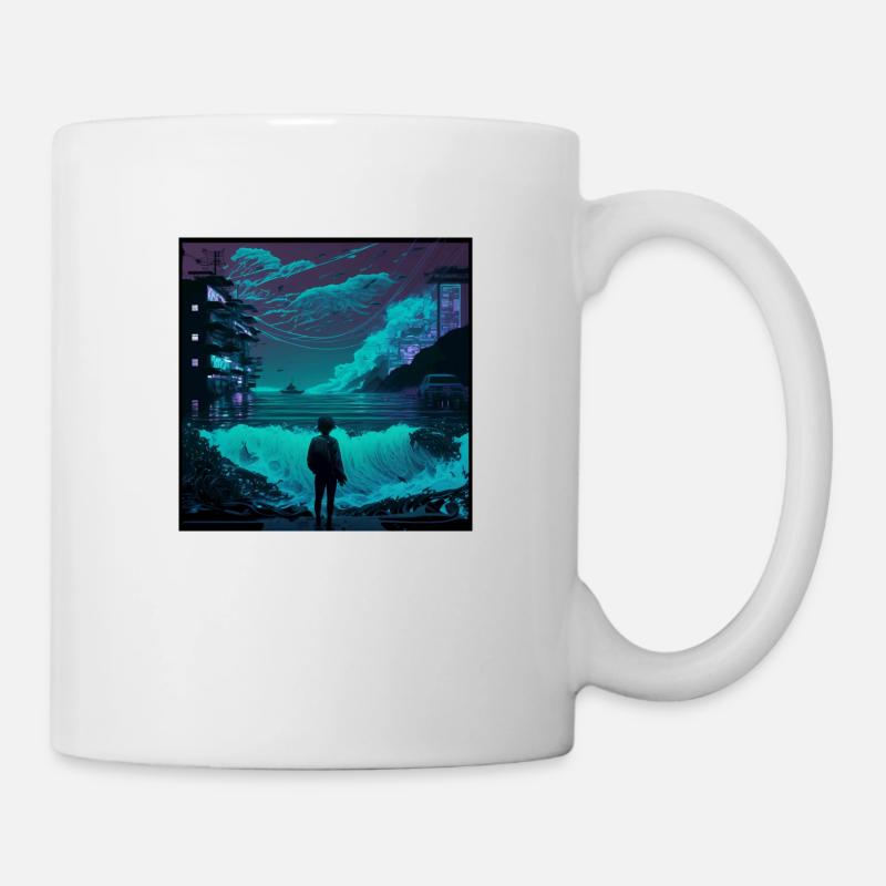 Cyberpunk - Tasse - Weiß