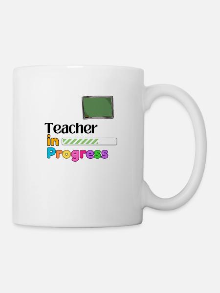 Teacher In progress Perfect Gift - Mug - white