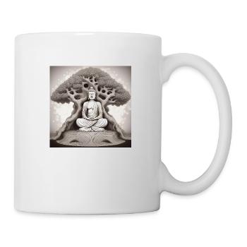 Buddha - Tasse - Weiß - Rechts