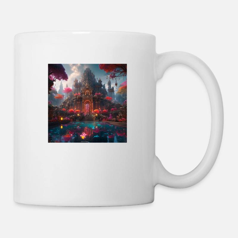 Das Paradies - Tasse - Weiß