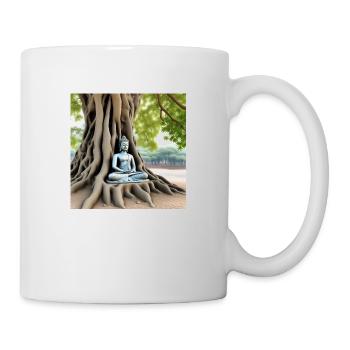 Buddha - Tasse - Weiß - Rechts