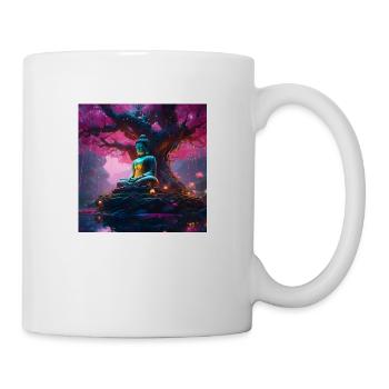 Buddha - Tasse - Weiß - Rechts