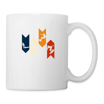 Vintage Retro Surf - Surf Gift Idea - Mug - white - Right