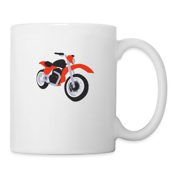 Motorcycle Motorcycle Fan Motorcyclist Motorcross - Mug - white - Right