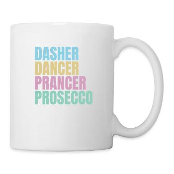 Funny Christmas Prosecco - Mug - white - Right