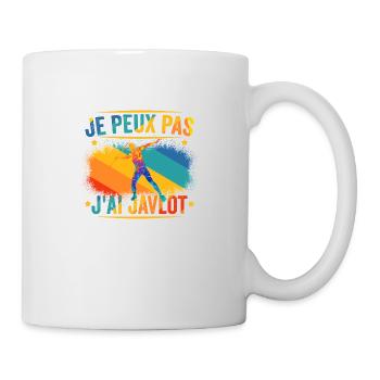 J'peux pas j'ai Javelot / lancer de javelot - Mug blanc - blanc - Droite