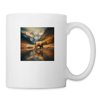 Die Natur im freien Lauf - Tasse - Weiß - Rechts