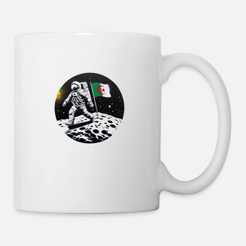 algérien lune - Mug blanc - blanc