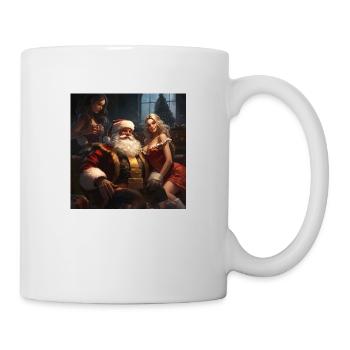 Who is your Santa - Tasse - Weiß - Rechts