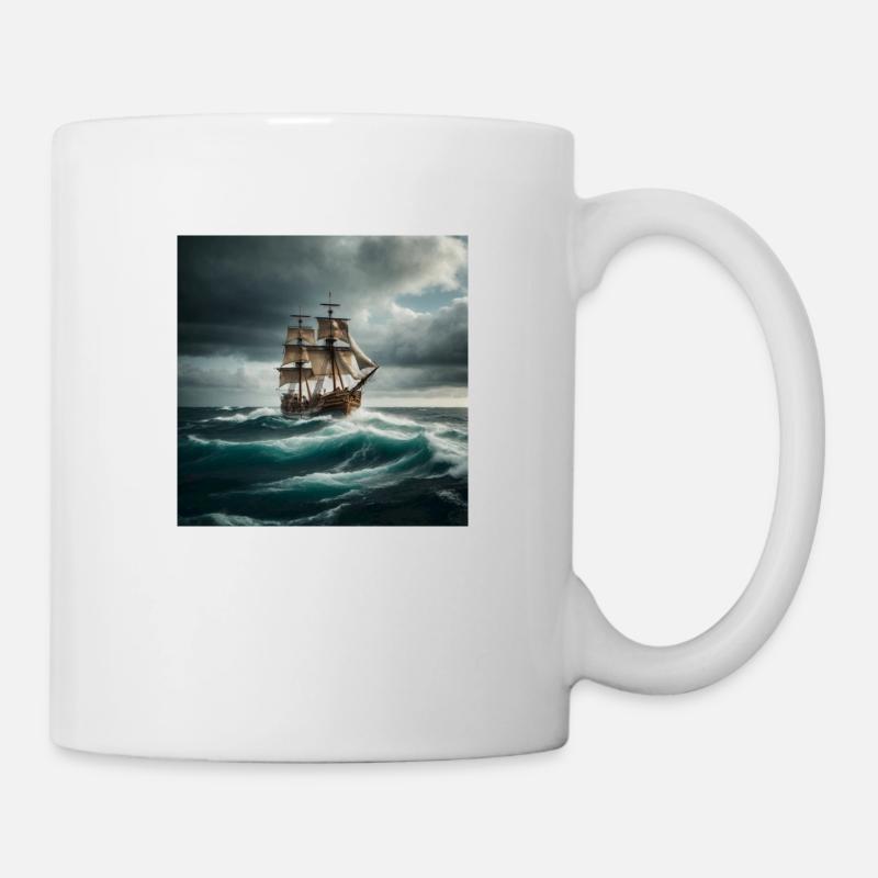 Pirate ship - Mug - white