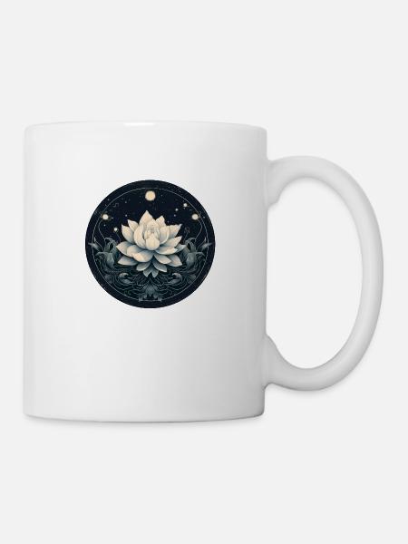 Lotusblüte - Tasse - Weiß
