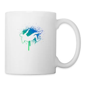 Climbing Climbing Climber Women Bouldering - Mug - white - Right