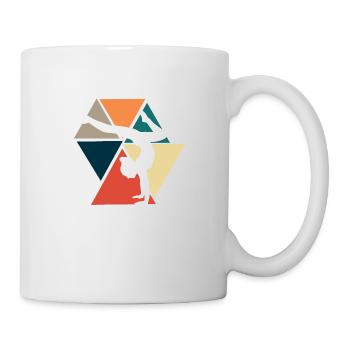 Gymnastique rétro vintage-idée cadeau gymnastique - Mug blanc - blanc - Droite