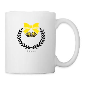 kranz glocken - Tasse - Weiß - Rechts
