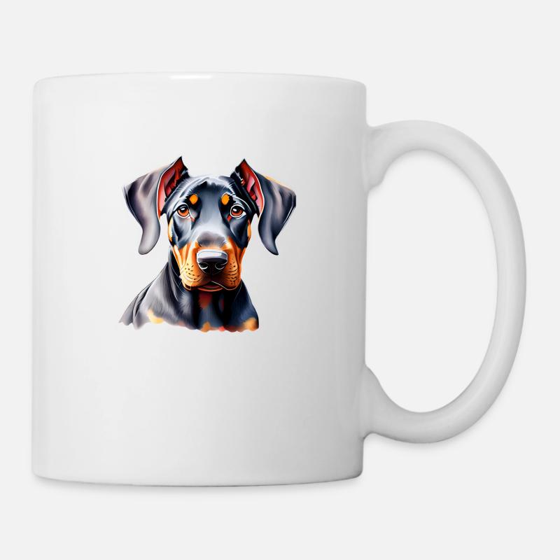 Doberman Doberman Trainer Doberman Puppy Dog - Mug - white