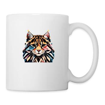 Maine Coon Cat Kitten Cat Owner Male Cat - Mug - white - Right