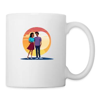 Familie / Partner / Liebe - Tasse - Weiß - Rechts