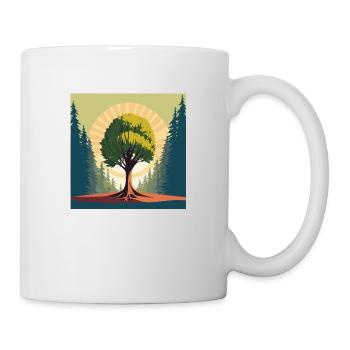 Natur / Baum / Umwelt - Tasse - Weiß - Rechts