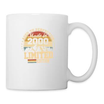 Hergestellt im Jahr 2000 - Perfekt gereift - Tasse - Weiß - Rechts