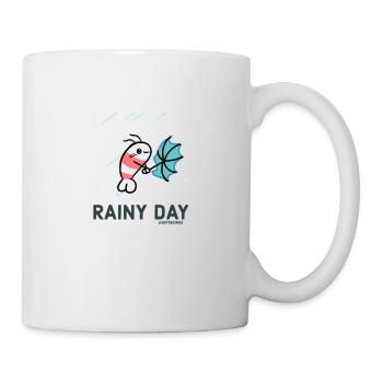 Rainy Day Fish - Tasse - Weiß - Rechts