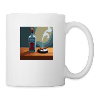 Whisky / Scotch /Rum - Tasse - Weiß - Rechts