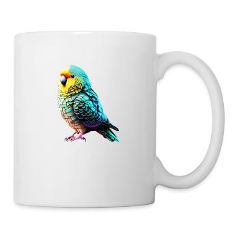 Perruche Oiseau Calopsitte Propriétaire d’oiseau - Mug blanc - blanc - Droite