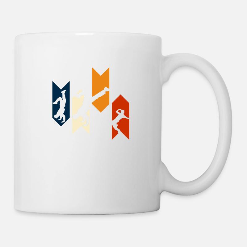 Breakdance rétro vintage-idée cadeau breakdance - Mug blanc - blanc