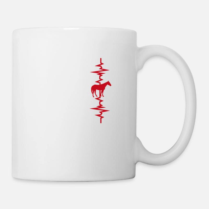 Horse Heartbeat - Mug - white