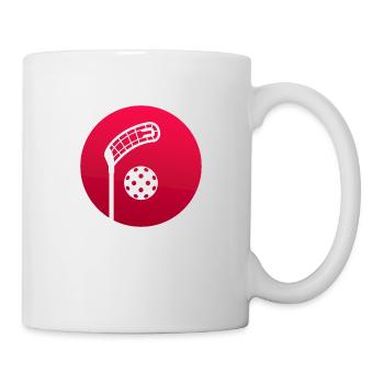 Floorball Unihockey FLOORBALL Floorball-champ - Tasse - Weiß - Rechts