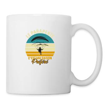 Parapente - Le Parapente C'est Ma Saison Préféré - Mug blanc - blanc - Droite