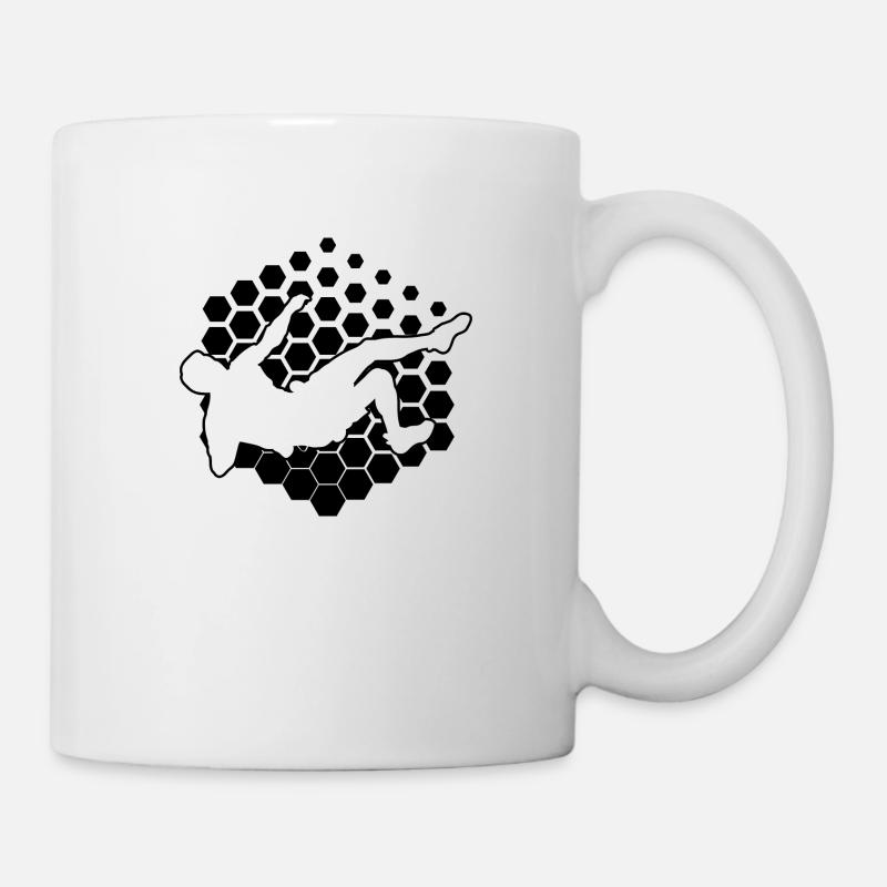 Herren Bouldering Klettern Bouldern Damen - Tasse - Weiß
