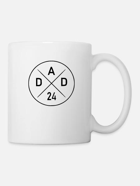 Dad 24 - Tasse - Weiß