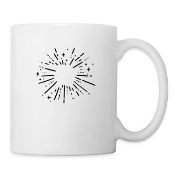 Rayons d’étoiles - Mug blanc - blanc - Droite