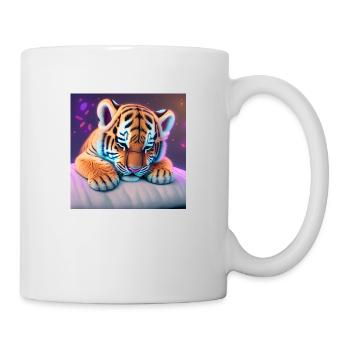 tigre - Mug blanc - blanc - Droite