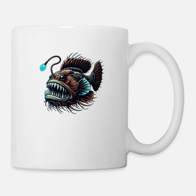 Anglerfisch Anglerfisch Anglerfisch Angler - Tasse - Weiß