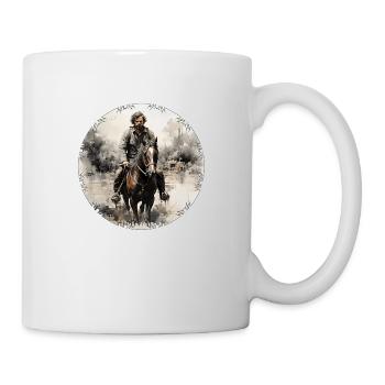 Cowboys sind Teil der amerikanischen Kultur - Tasse - Weiß - Rechts