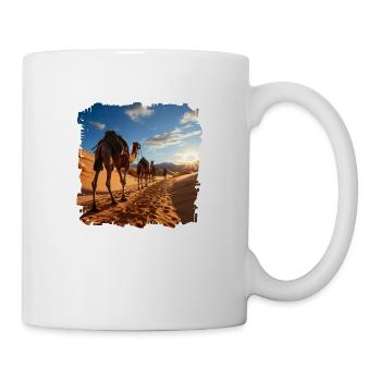 Der Ursprung der Karawanen liegt im alten Orient - Tasse - Weiß - Rechts