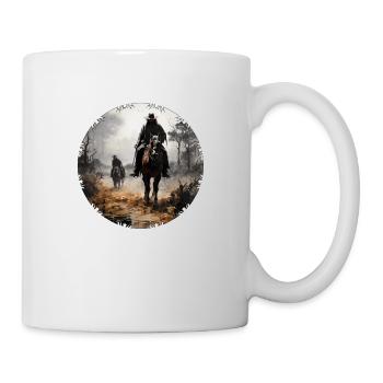 Cowboys sind eigentlich Viehhirten - Tasse - Weiß - Rechts