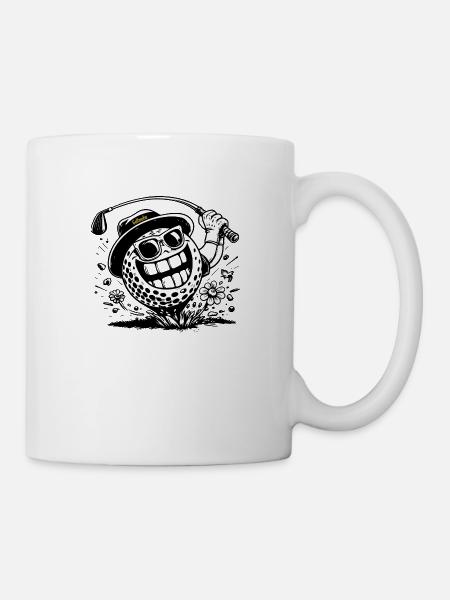 ScaryGolfer - Tasse - Weiß