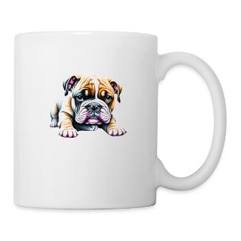 English Bulldog Dog Mastiff Dogs Dog Owner - Mug - white - Right