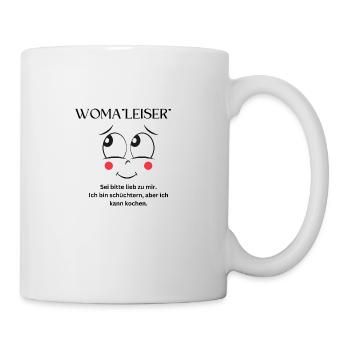 Woma"leiser" - Tasse - Weiß - Rechts