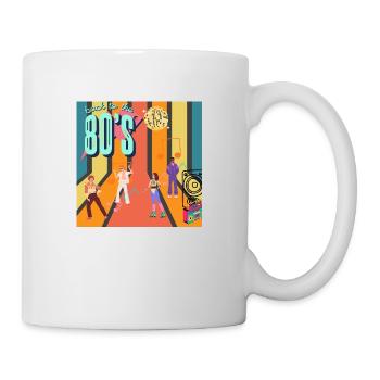Rainure de rouleau rétro - Mug blanc - blanc - Droite