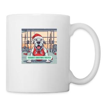 Die Jingle Bells - Doggy Edition - Tasse - Weiß - Rechts