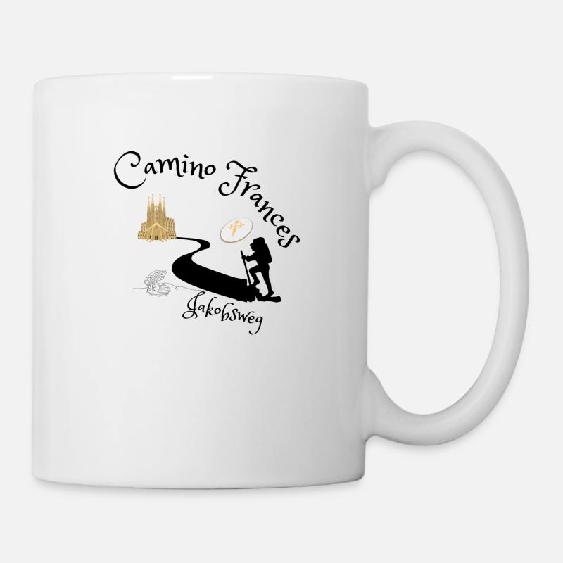 Chemin de Saint-Jacques-de-Compostelle - Camino Frances - Mug blanc - blanc